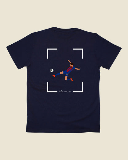 fodboldtrøje sergi roberto fc barcelona, navyblå t-shirt ryg