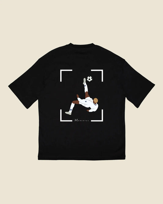 fodboldtrøje sibusiso zuma fc københavn, sort oversized t-shirt ryg