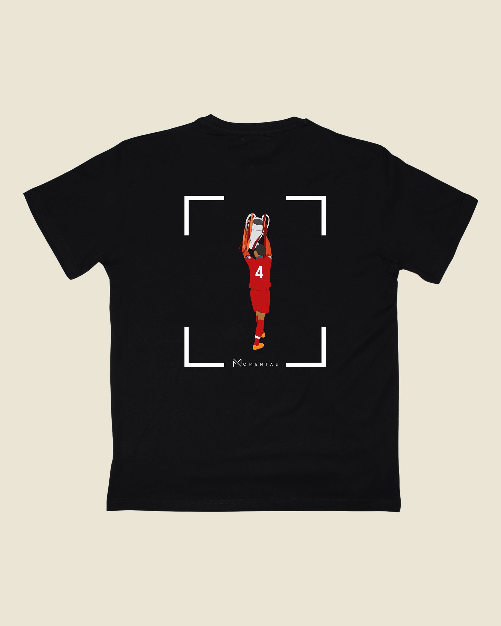 fodboldtrøje virgil van dijk liverpool, sort t-shirt ryg