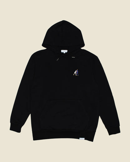 fodboldtrøje zinedine zidane frankrig, sort hoodie front