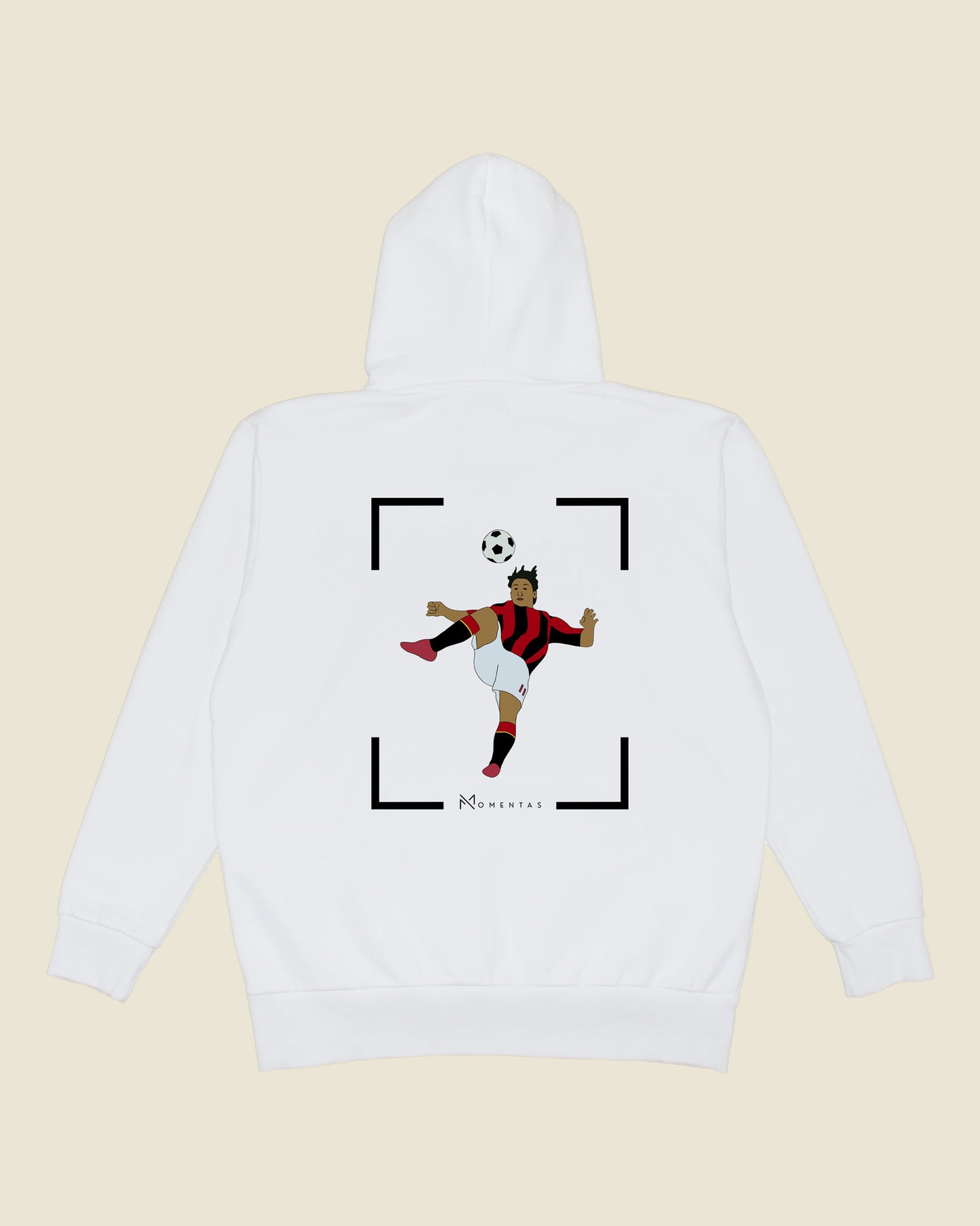 fodboldtrøje zlatan ibrahimovic ac milan, hvid hoodie ryg