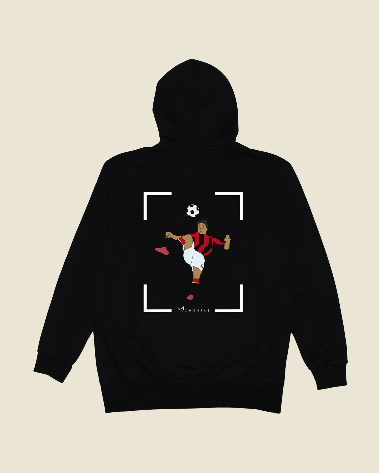 fodboldtrøje zlatan ibrahimovic ac milan, sort hoodie ryg
