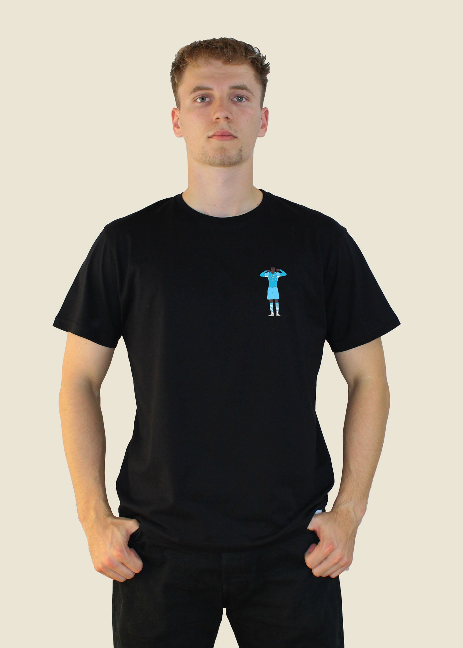 fodboldtrøje mario balotelli manchester city england premier league t-shirt