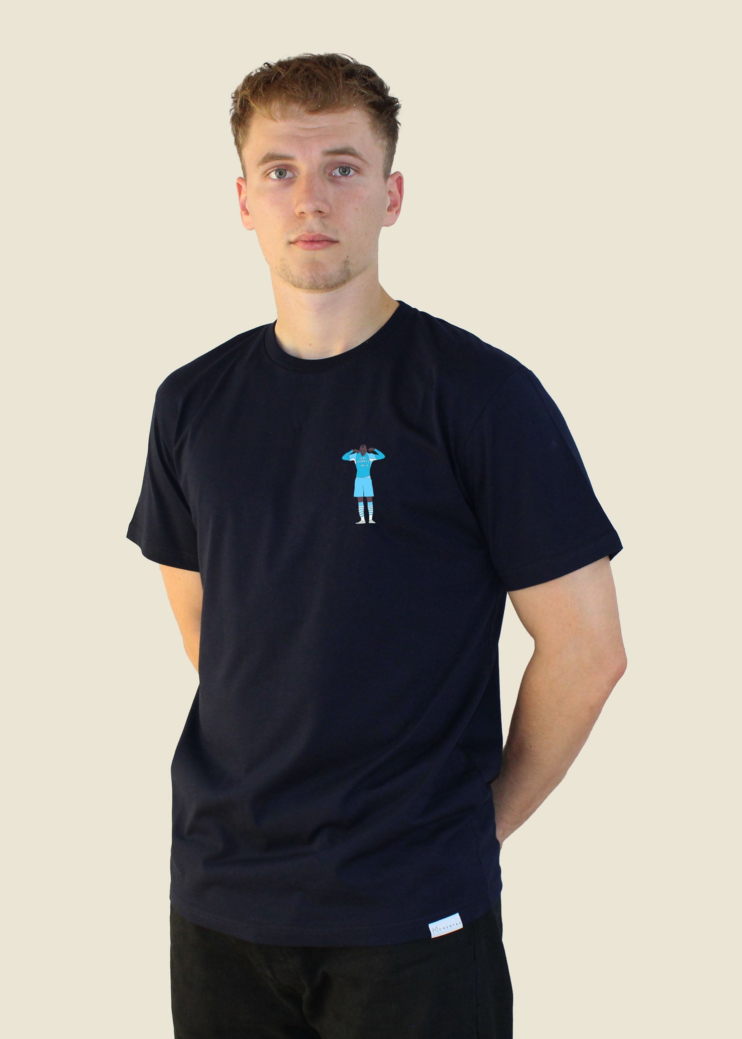 fodboldtrøje mario balotelli manchester city england premier league t-shirt