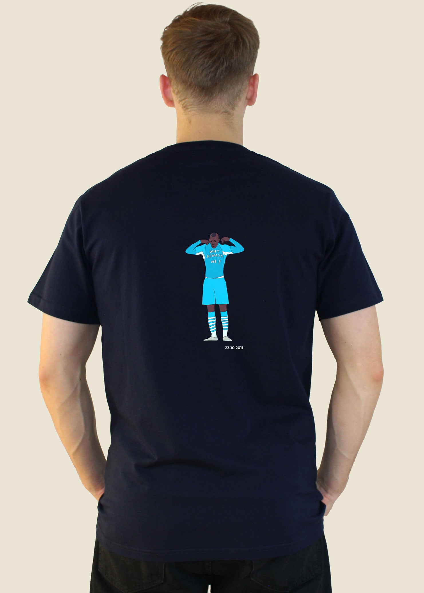 fodboldtrøje mario balotelli manchester city england premier league t-shirt