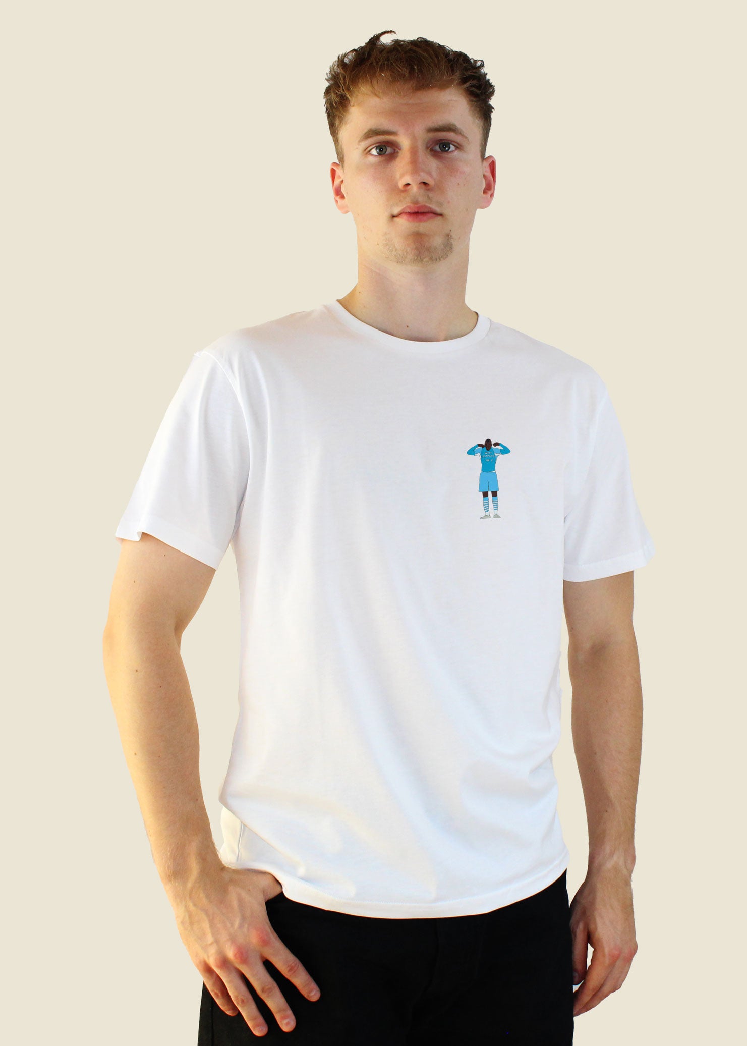 fodboldtrøje mario balotelli manchester city england premier league t-shirt
