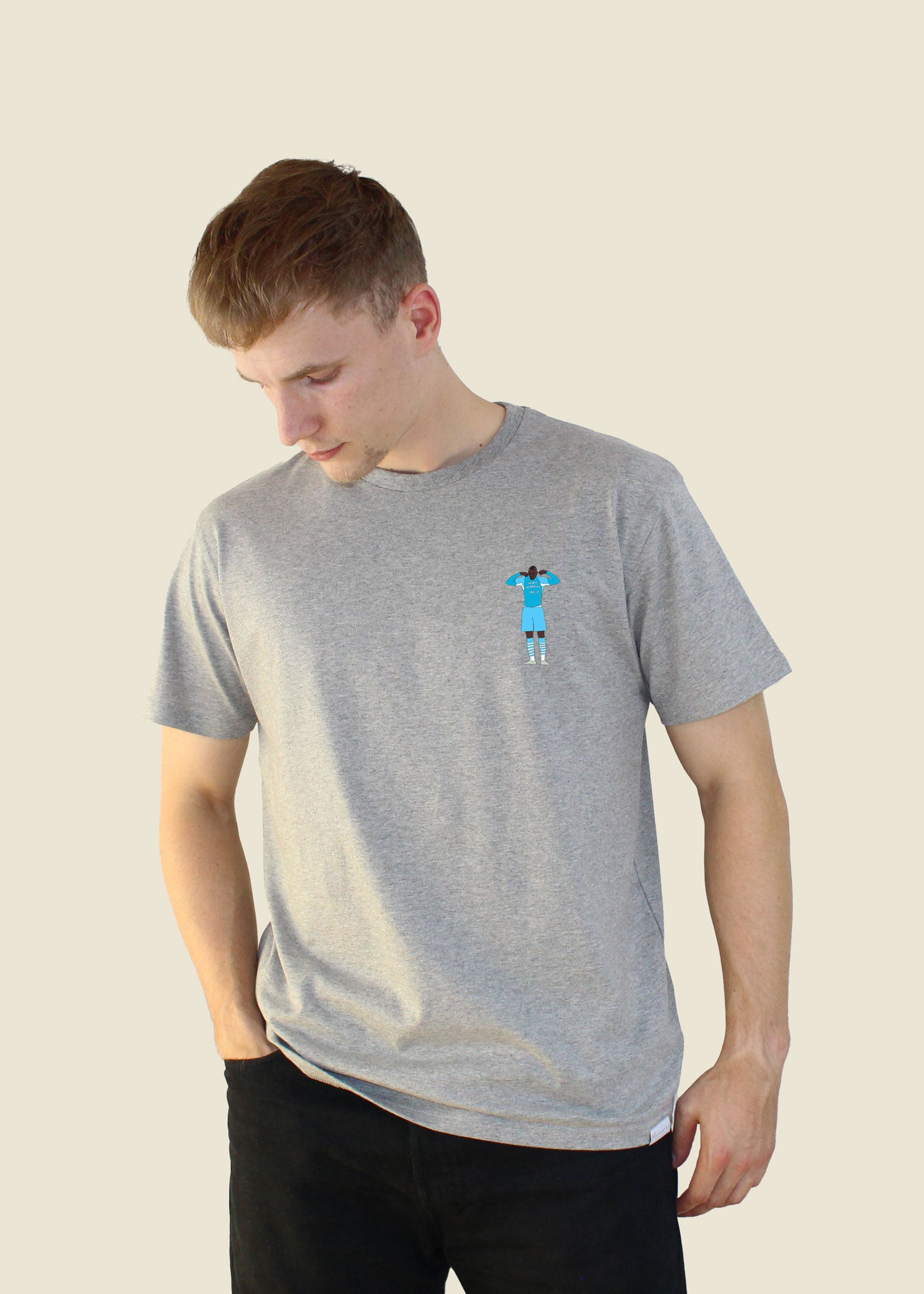 fodboldtrøje mario balotelli manchester city england premier league t-shirt