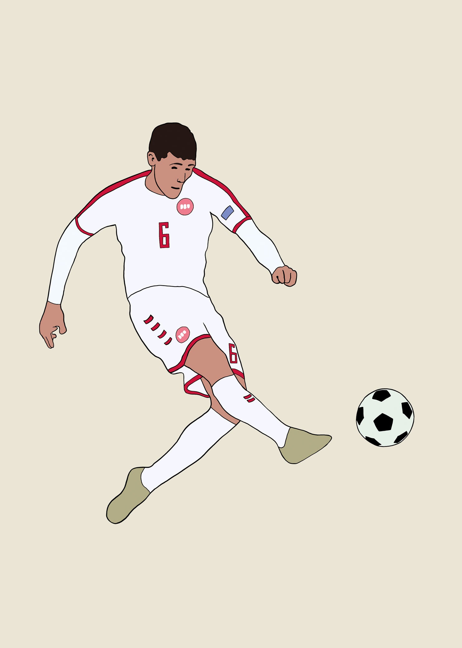 fodboldtrøje andreas christensen danmark landshold em 
