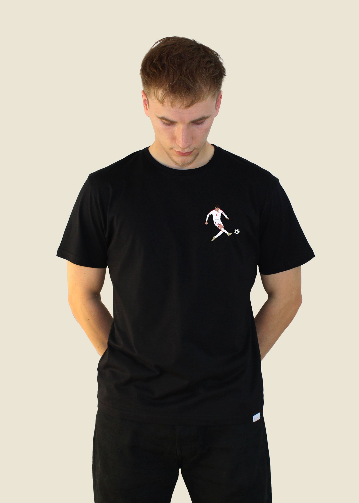 fodboldtrøje andreas christensen danmark landshold em t-shirt