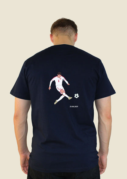 fodboldtrøje andreas christensen danmark landshold em t-shirt