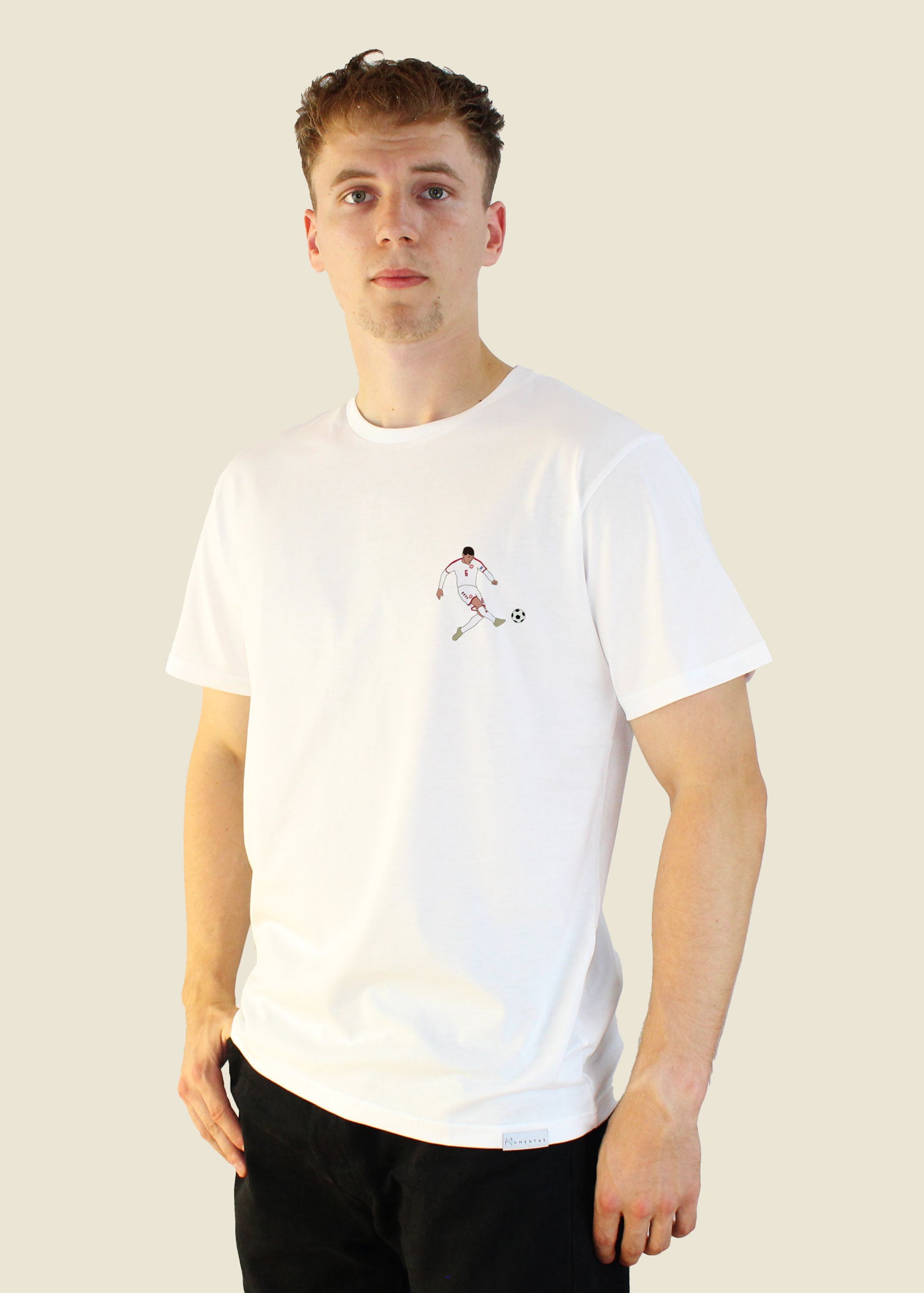 fodboldtrøje andreas christensen danmark landshold em t-shirt