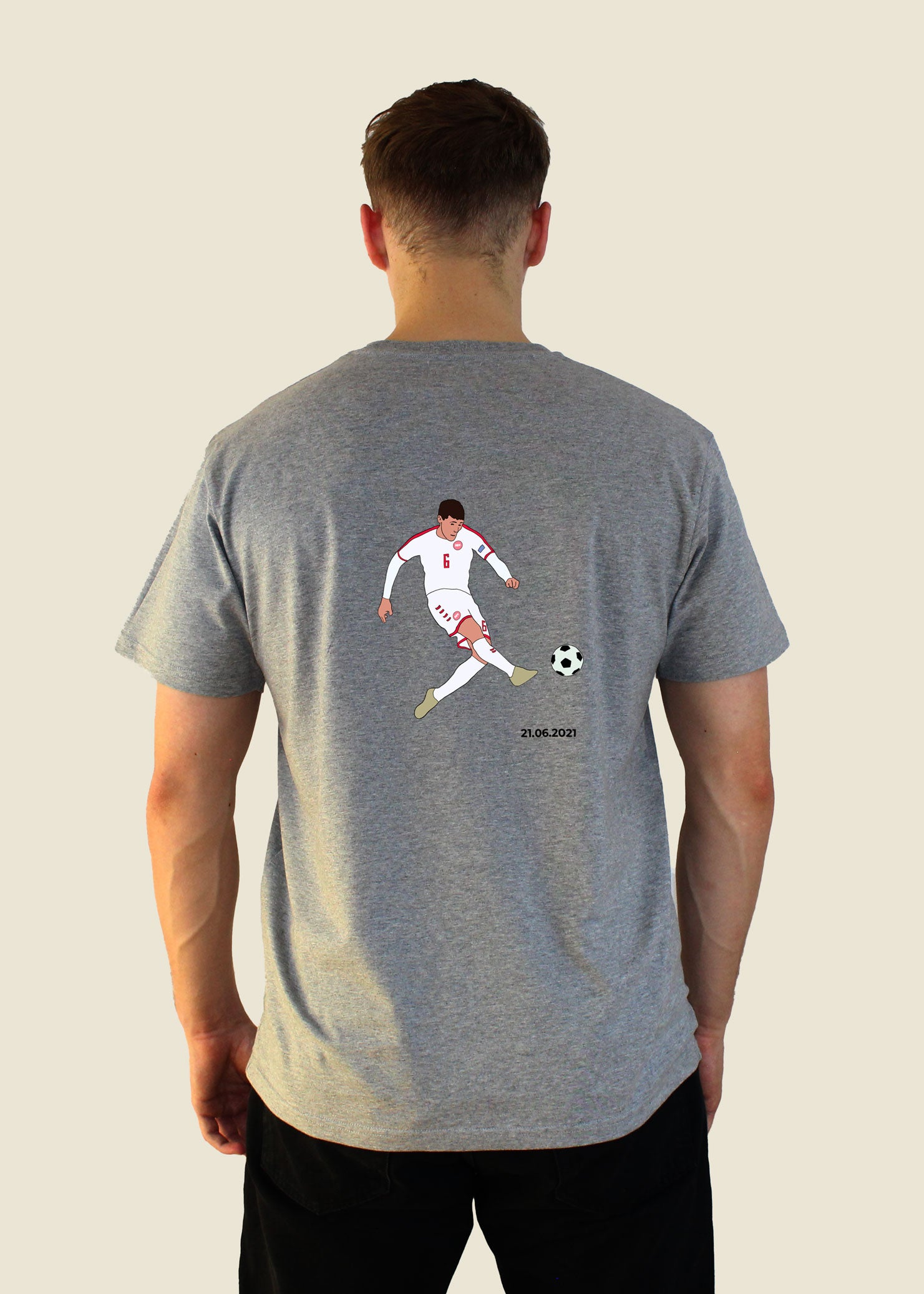 fodboldtrøje andreas christensen danmark landshold em t-shirt