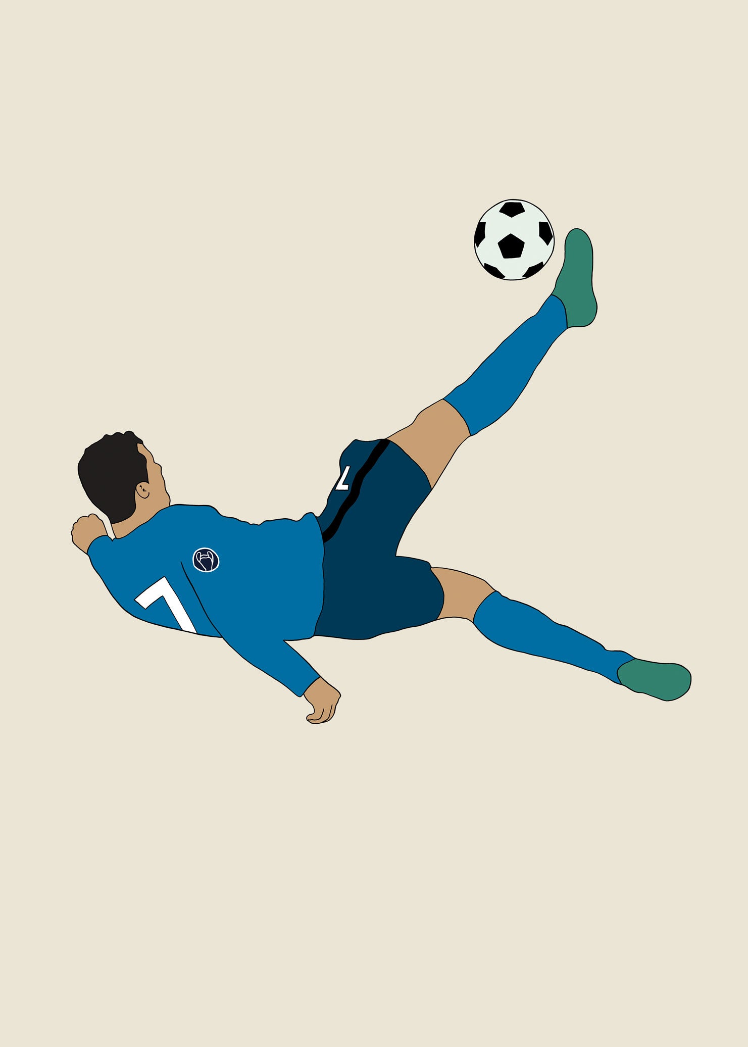 fodboldtrøje cristiano ronaldo real madrid spanien champions league 