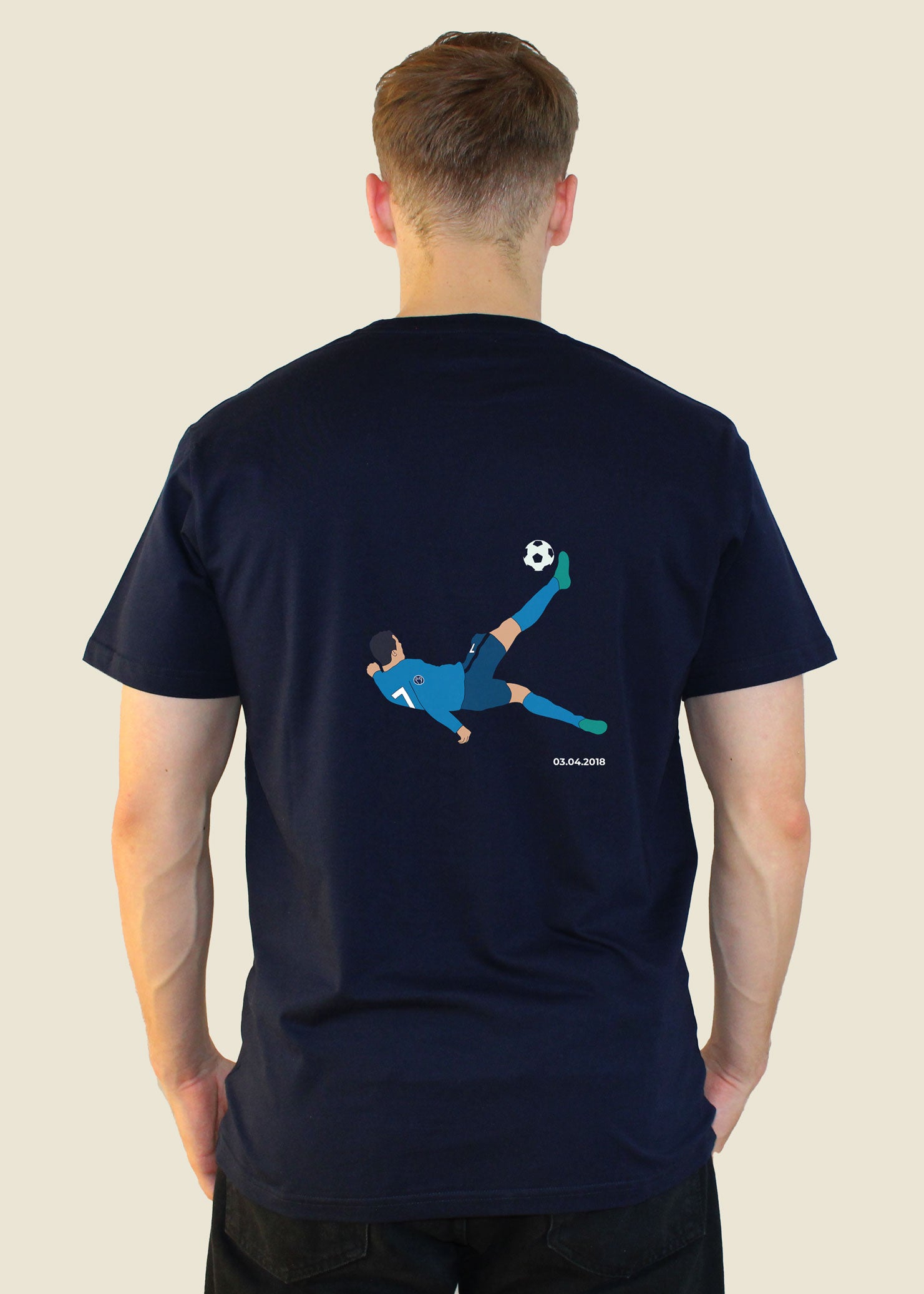 fodboldtrøje cristiano ronaldo real madrid spanien champions league t-shirt