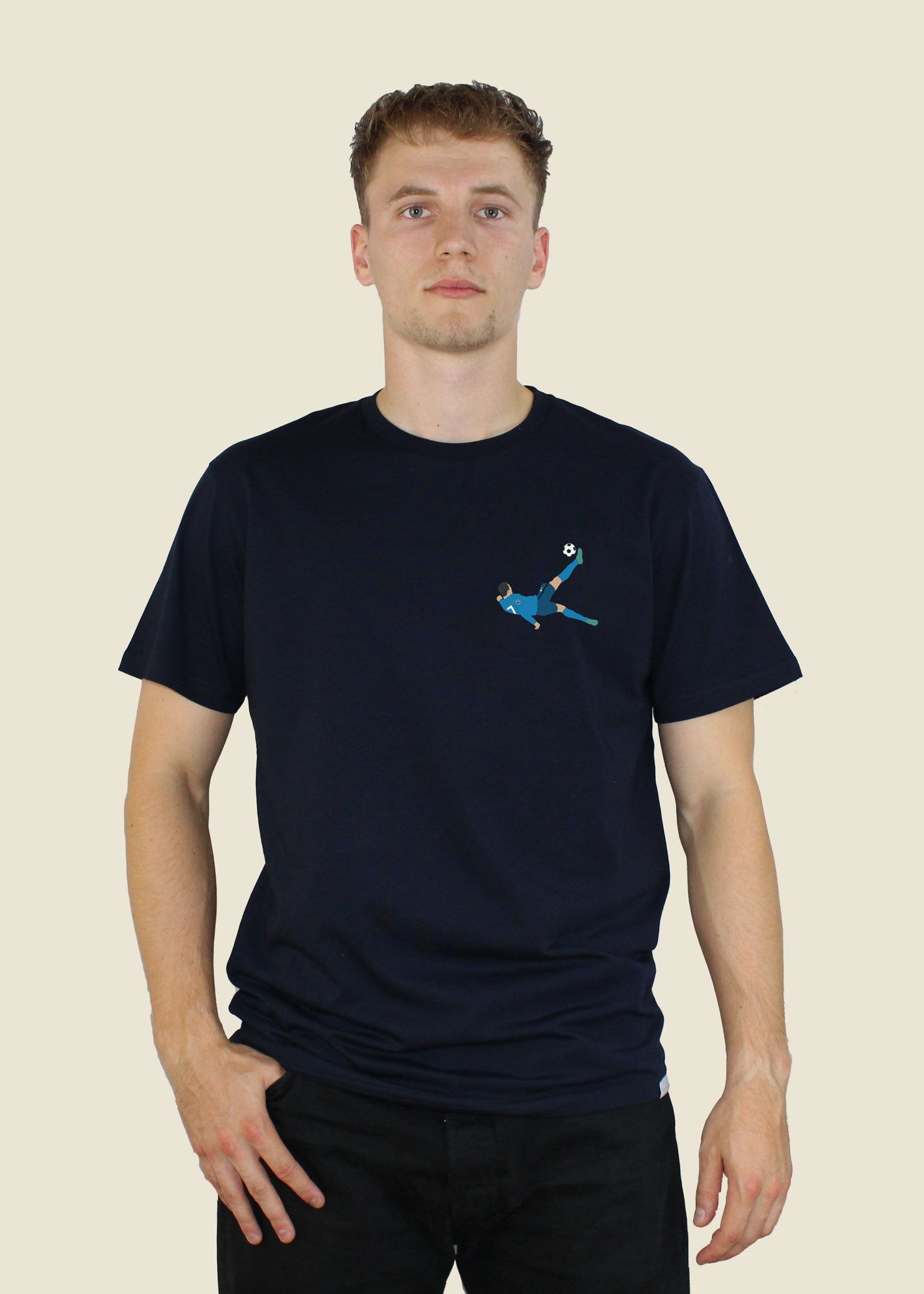 fodboldtrøje cristiano ronaldo real madrid spanien champions league t-shirt
