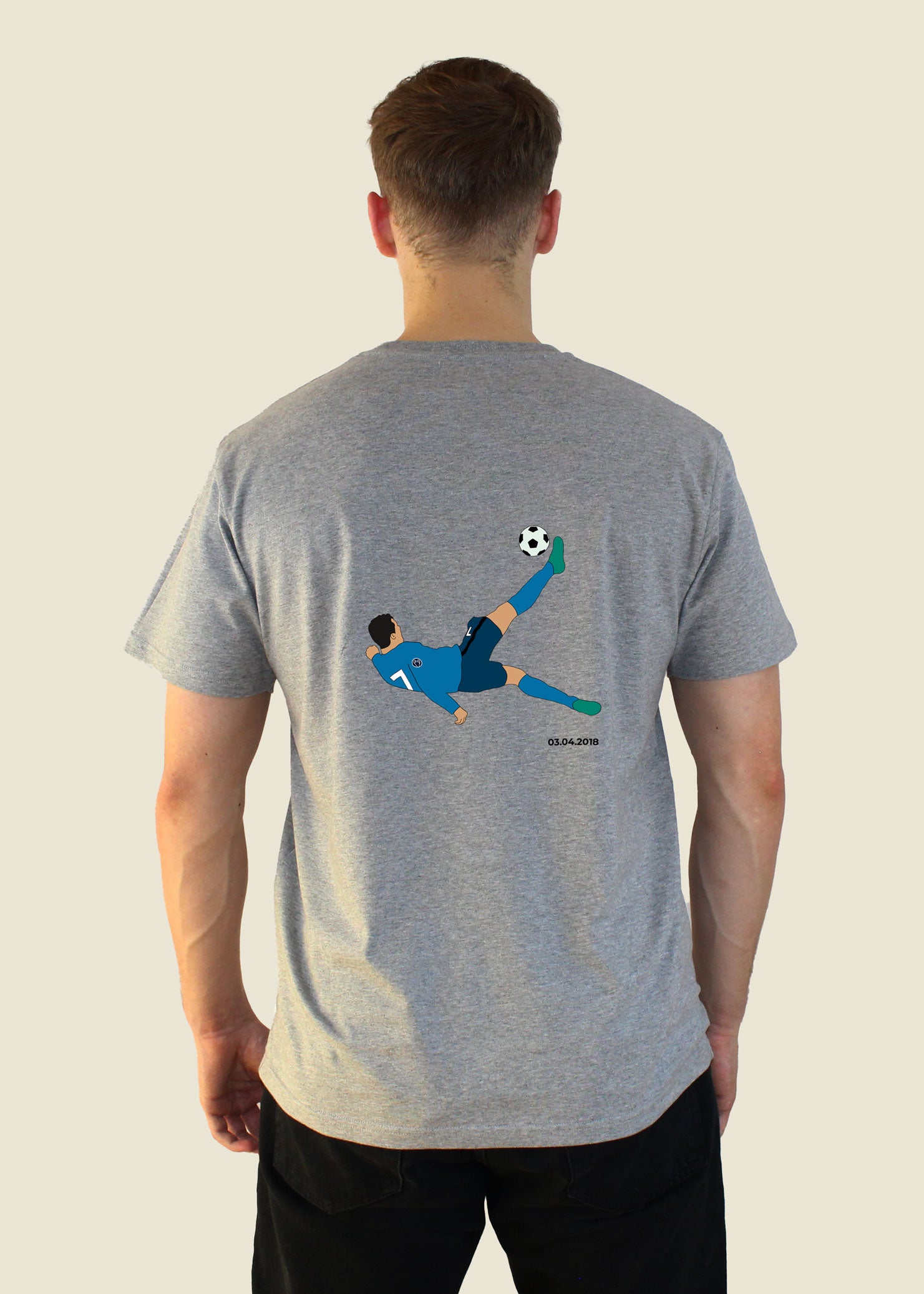 fodboldtrøje cristiano ronaldo real madrid spanien champions league t-shirt