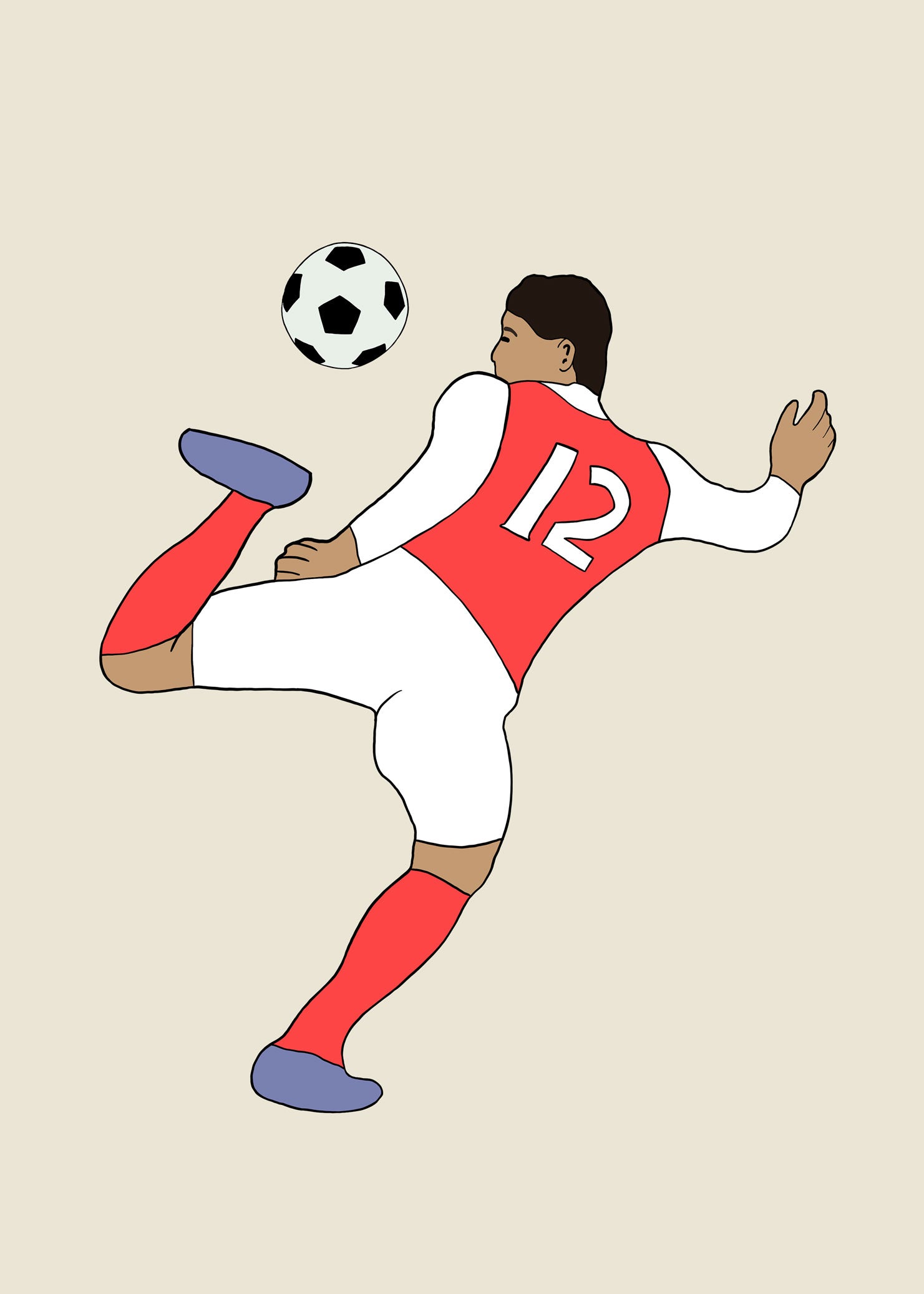 fodboldtrøje olivier giroud arsenal england premier league