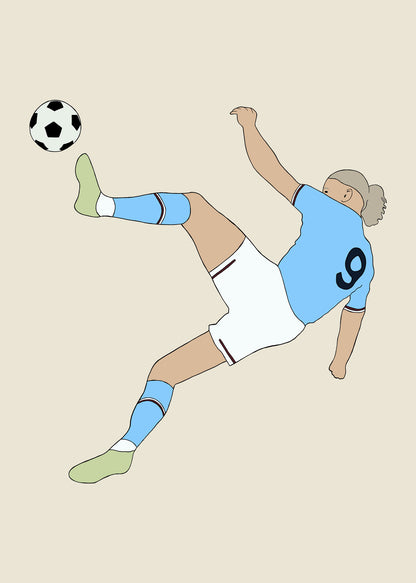 fodboldtrøje erling haaland manchester city england premier league 