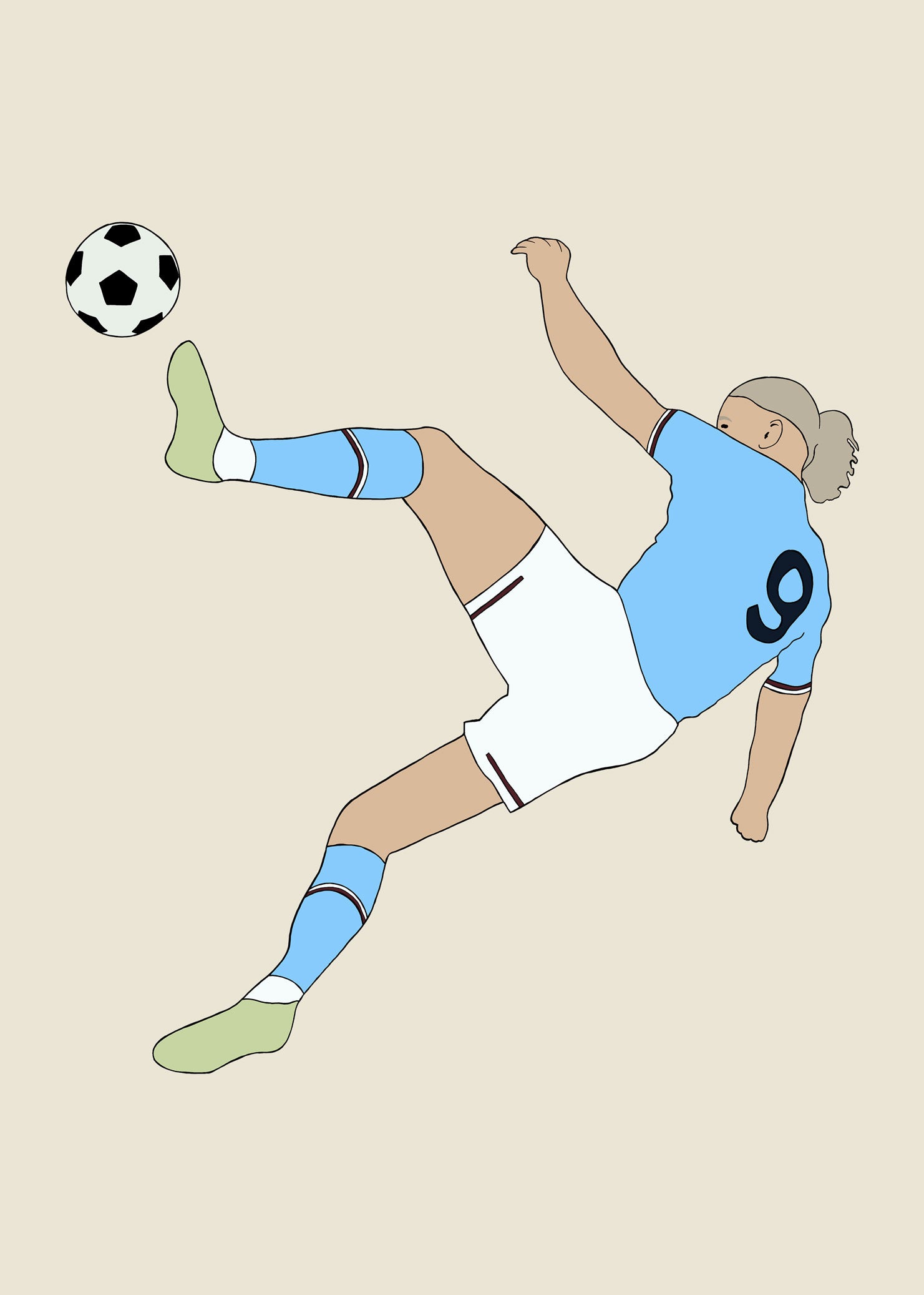 fodboldtrøje erling haaland manchester city england premier league 