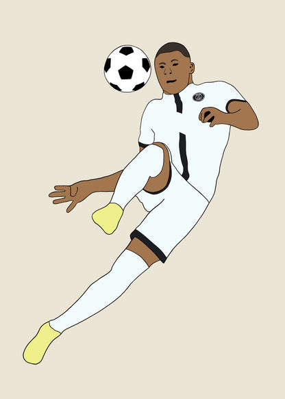 fodboldtrøje kylian mbappe psg frankrig ligue1