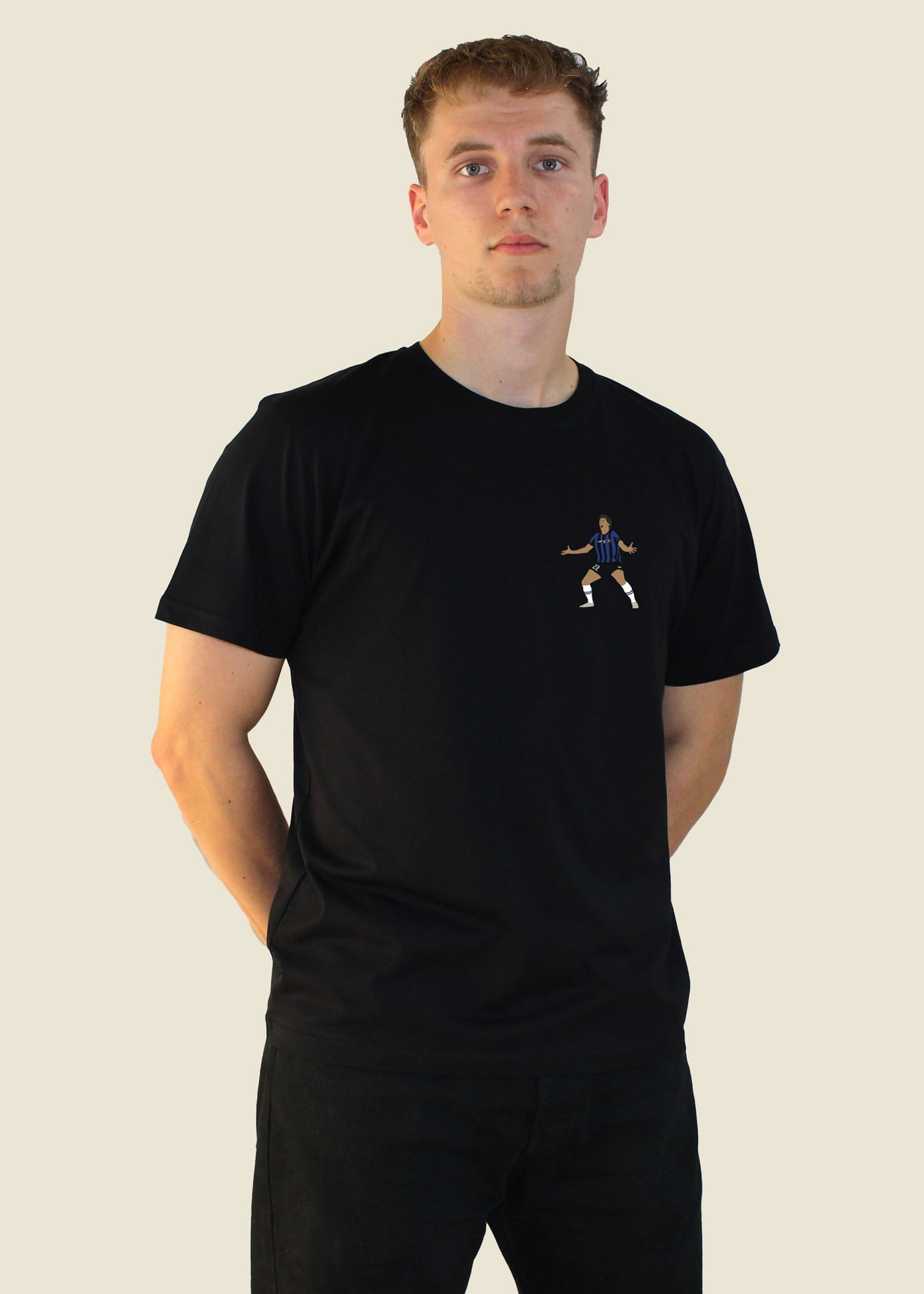 fodboldtrøje diego milito inter italien champions league t-shirt