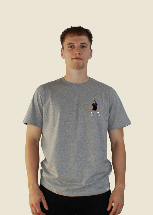 fodboldtrøje diego milito inter italien champions league t-shirt