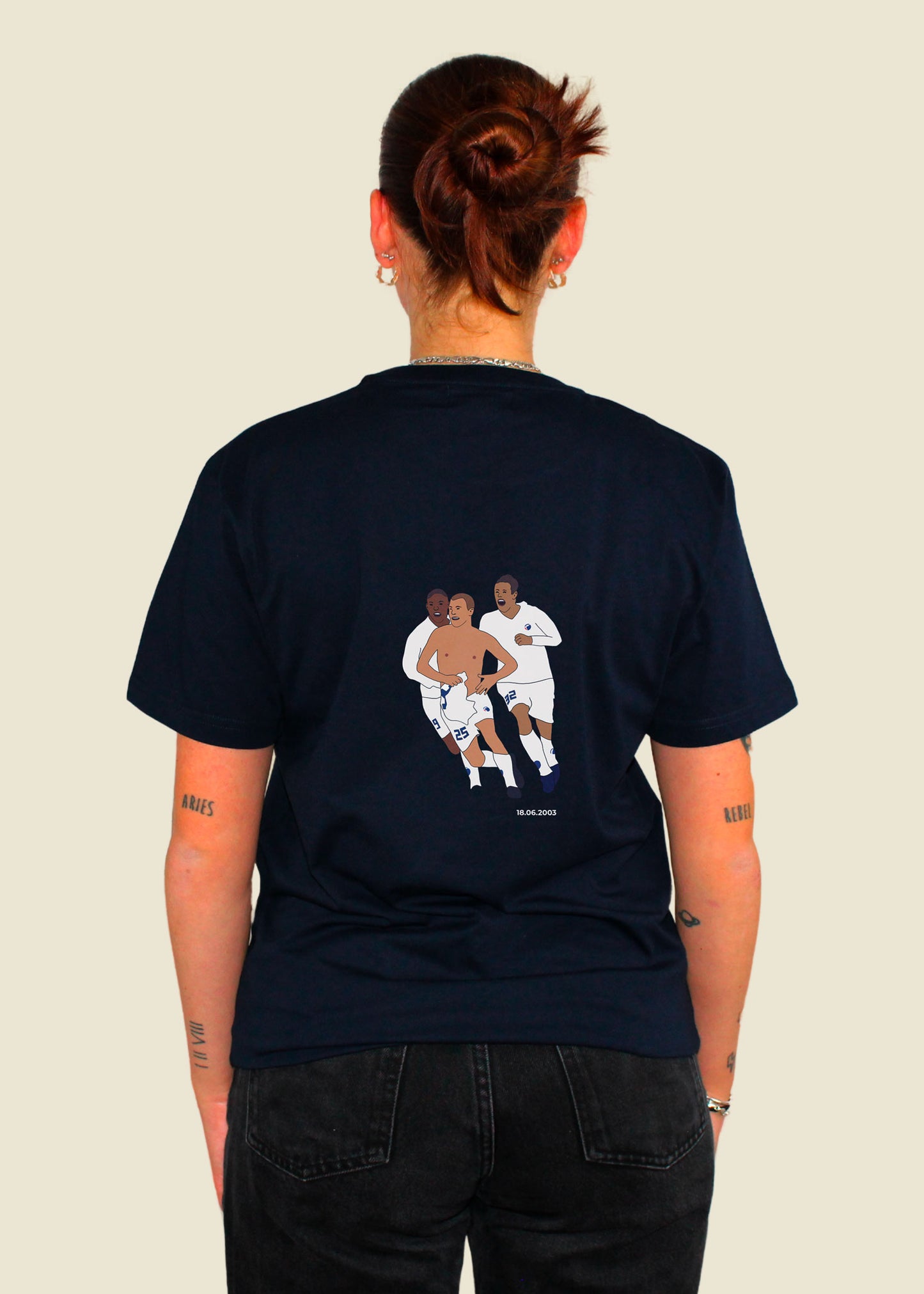fodboldtrøje hjalte bo nørregaard fck danmark superliga t-shirt