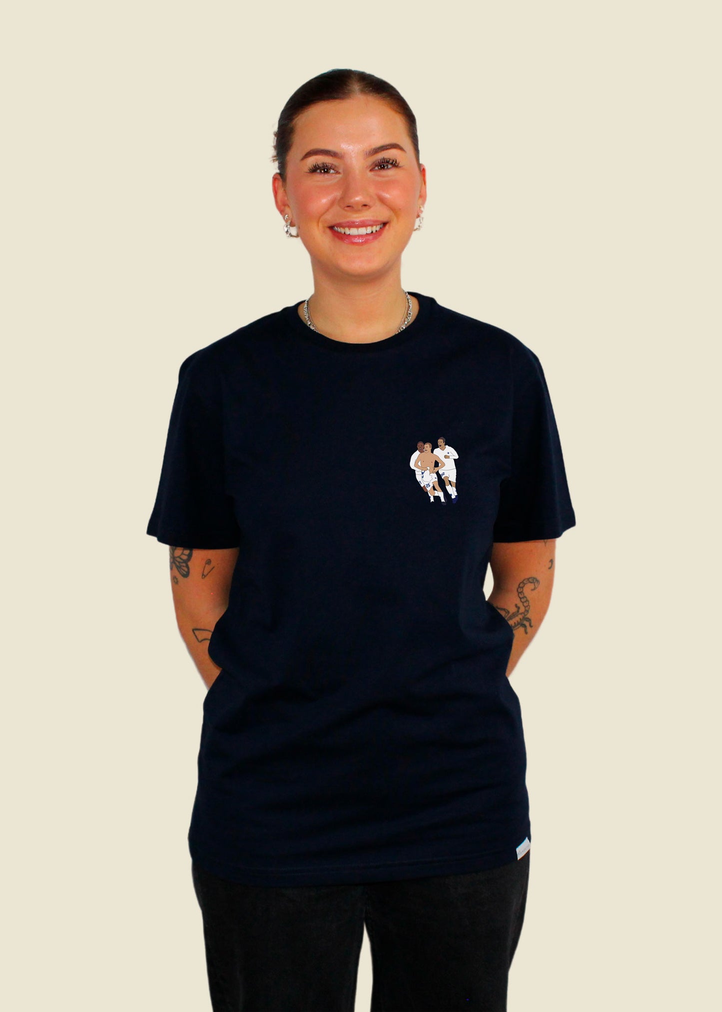 fodboldtrøje hjalte bo nørregaard fck danmark superliga t-shirt