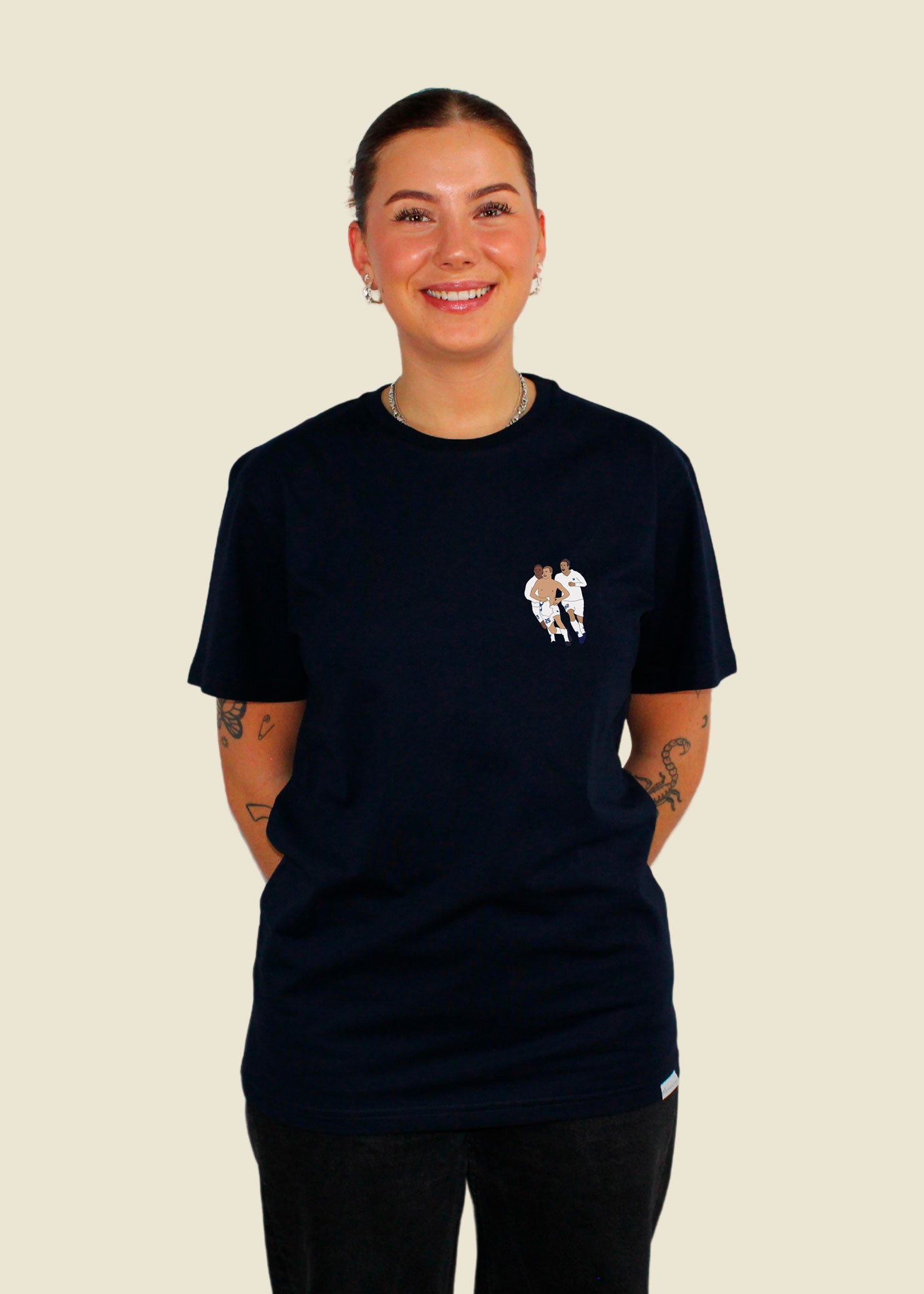 fodboldtrøje hjalte bo nørregaard fck danmark superliga t-shirt