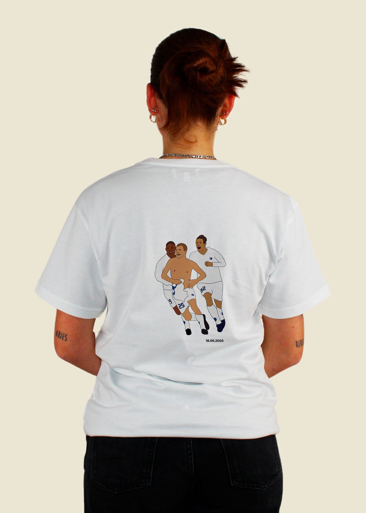 fodboldtrøje hjalte bo nørregaard fck danmark superliga t-shirt