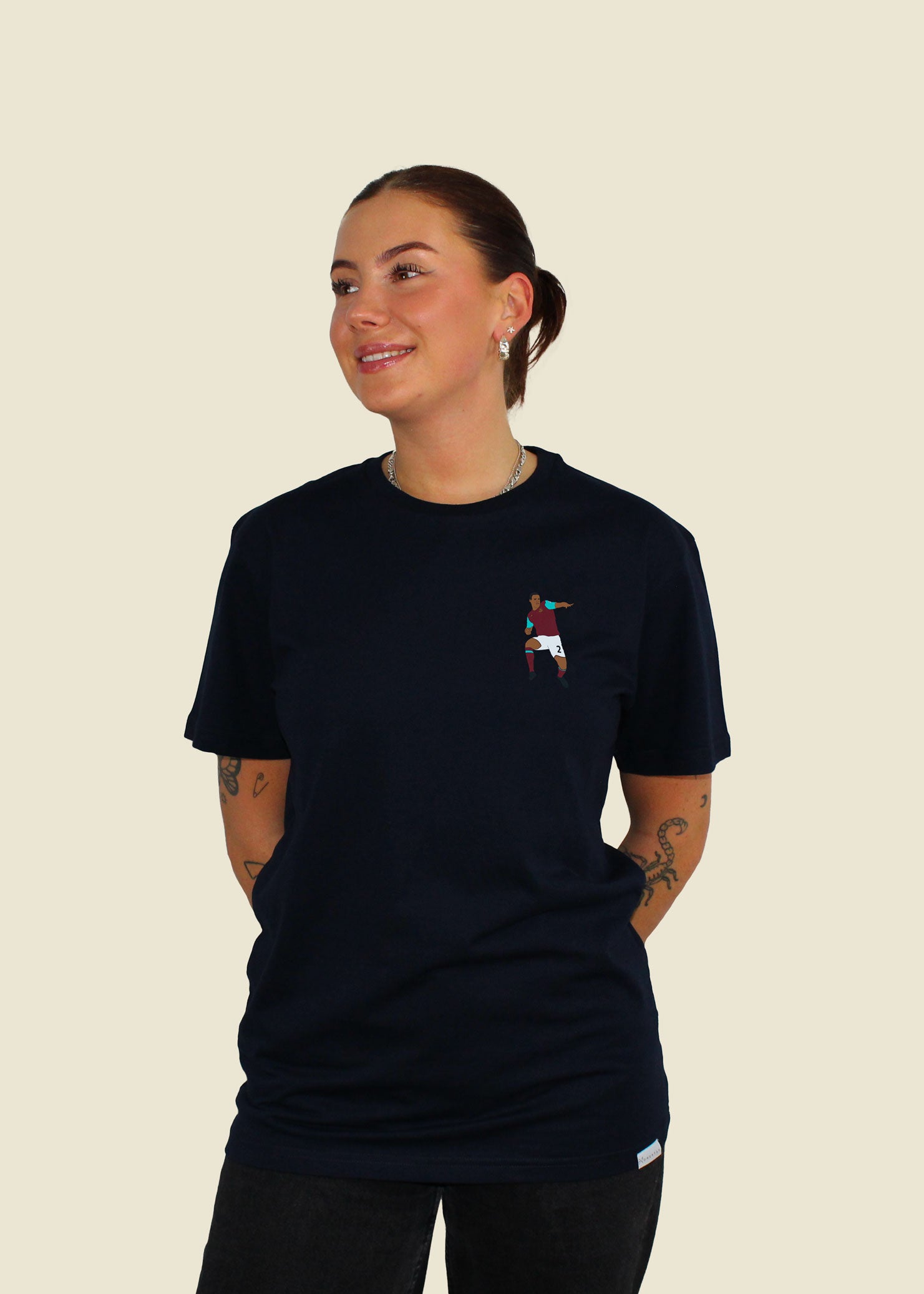 fodboldtrøje winston reid west ham england premier league t-shirt
