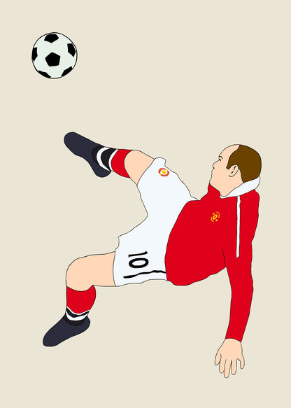 fodboldtrøje wayne rooney manchester united england premier league 