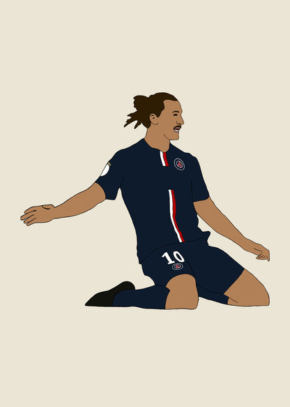 fodboldtrøje zlatan ibrahimovic psg frankrig ligue1 